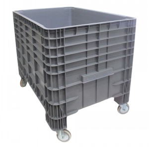 Plastic Pallet Box Euro Size 1200 x 800mm Mobile